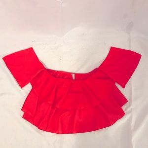 Ruffle Crop Top